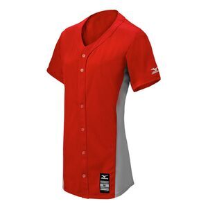 Mizuno Girls Pro Full-Button Game‎ Jersey Size Youth Small NWT